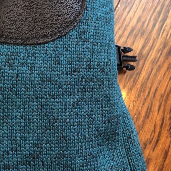EDDIE BAUER Men’s Knit Touch Finger Turquoise Winter Gloves Size Large XL - Picture 7 of 11